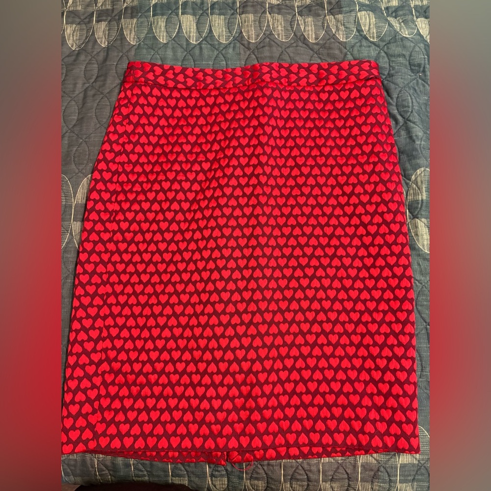 The Limited Red Pencil Skirt Knee-Length Cocktail